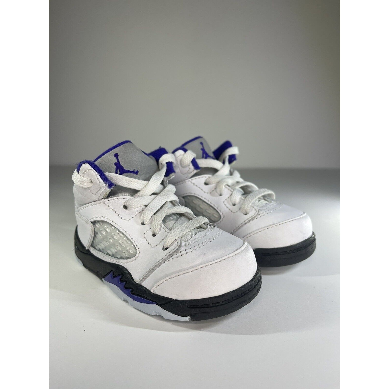 Jordan 5 Retro Td BlackWhiteDark Concord 5c  No Box  Very Clean